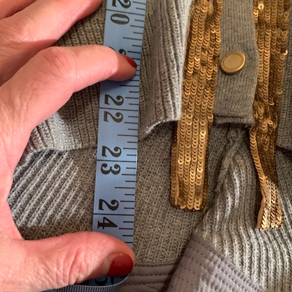 Anthropologie Vermeil Streams Hi-Lo Cardigan boho - Picture 16 of 16